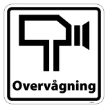 Overvågningsskilt - Piktogram