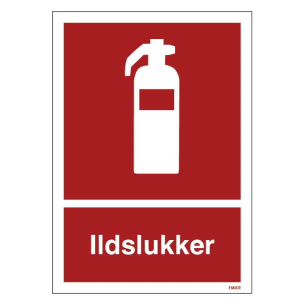 Ildslukker piktogram skilt