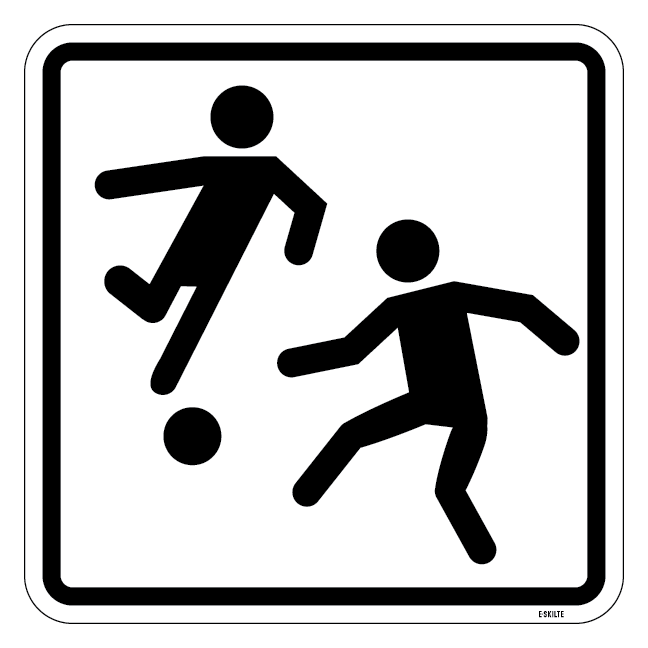 Boldspil - Piktogram skilt