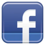 Facebook logo. Piktogram skilt