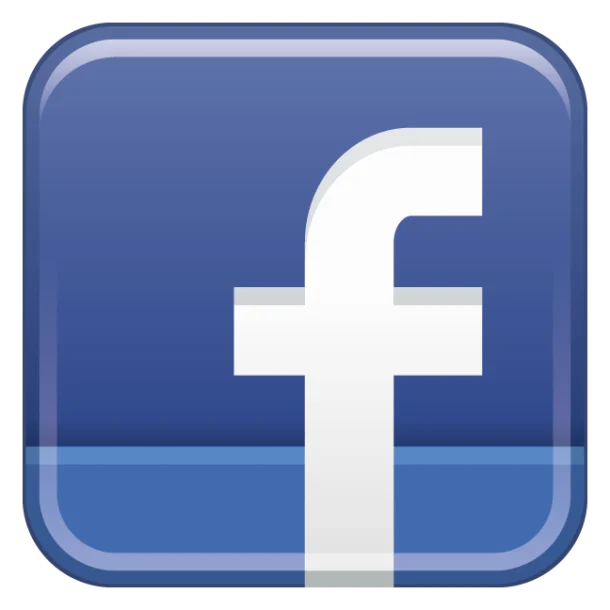 Facebook logo. Piktogram skilt