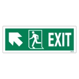 Exit Right-man Run Left-arrow Up-left Redningsskilte.