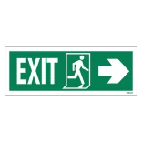 Exit Left-man Run Right-arrow Right Redningsskilte.