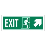 Exit Left-man Run Right-arrow Up-right Redningsskilte.