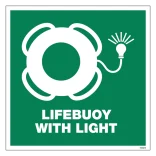 Lifebuoy with light: Redningsskilt