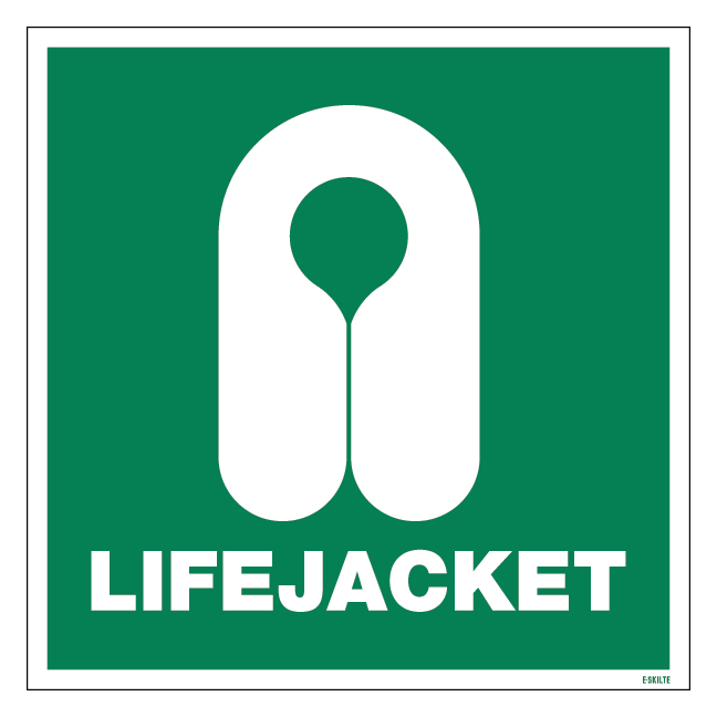 Lifejacket: Redningsskilt