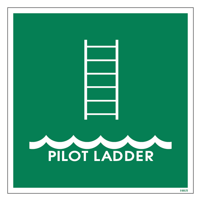 Pilot Ladder: Redningsskilt