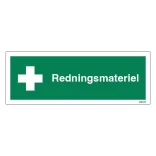 Redningsmateriel Redningsskilt