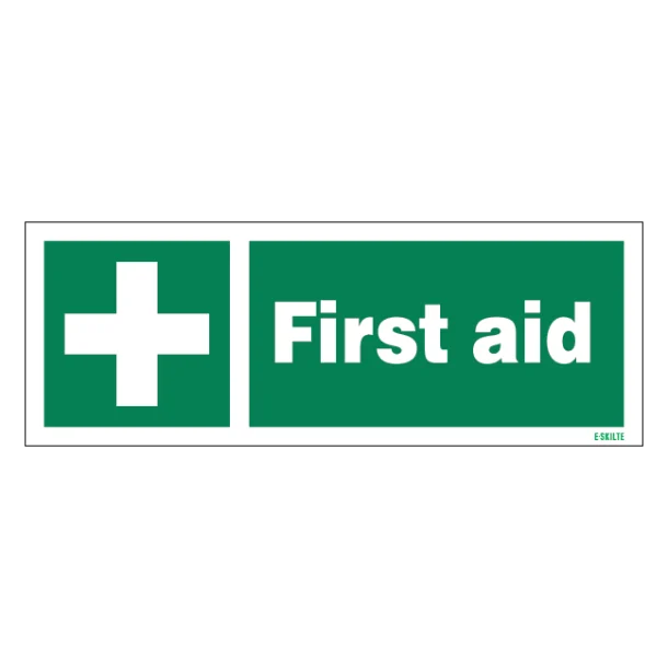 First Aid Redningsskilt