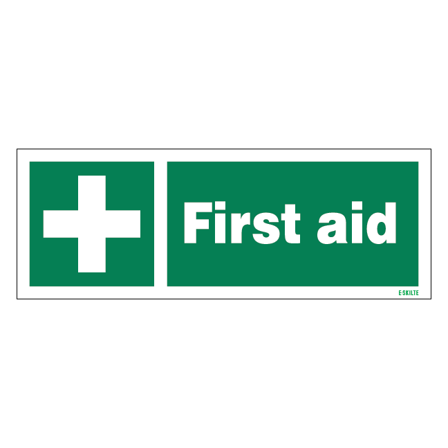 First Aid Redningsskilt