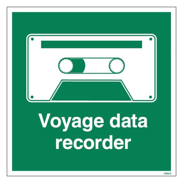 Voyage Data Recorder Redningsskilt