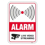 Alarm - Live video streaming skilt