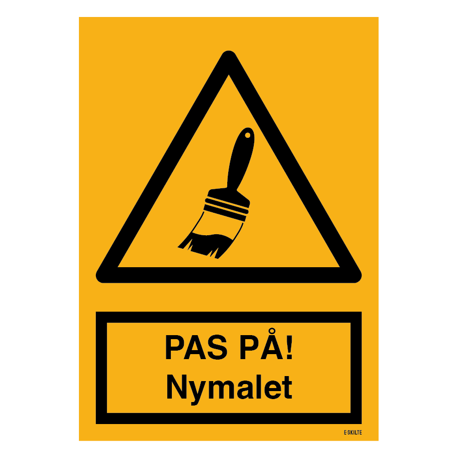 PAS PÅ Nymalet skilt