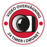 Video overvågning 24 timer i døgnet skilt