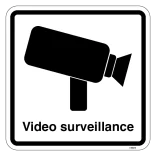 Video surveillance. Overvågningsskilt